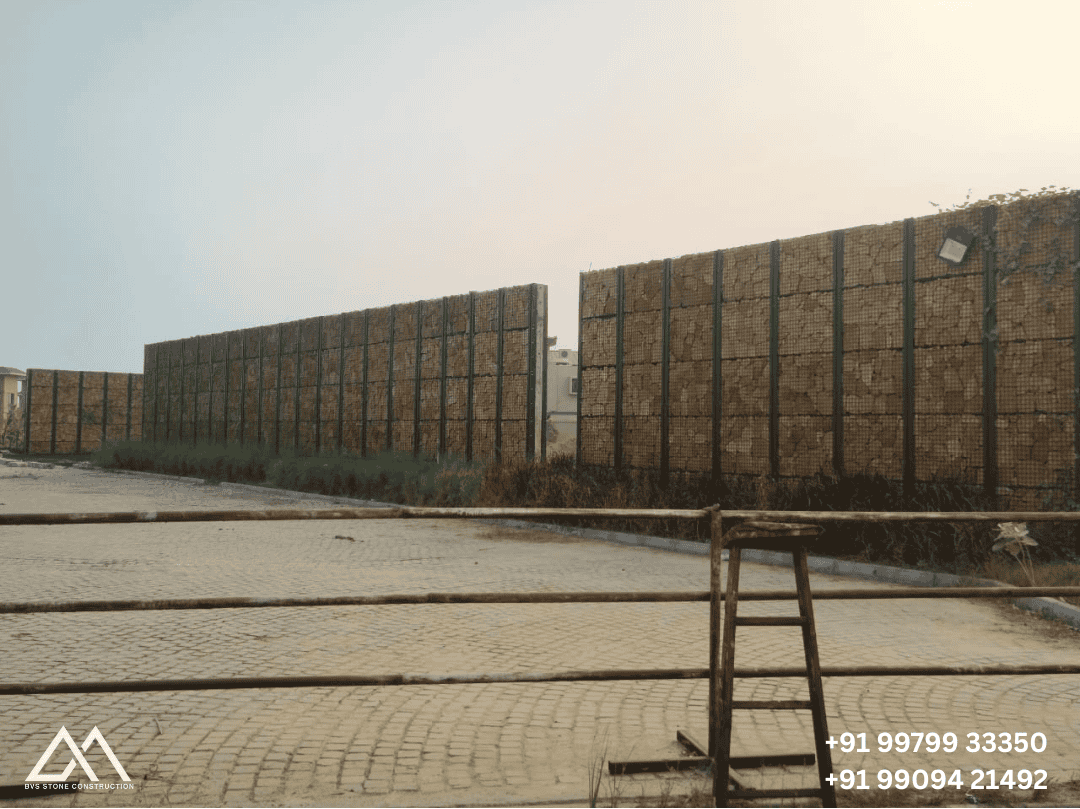 Dhangadhra random rubble stone masonry in Ahmedabad &ndash; project 32
